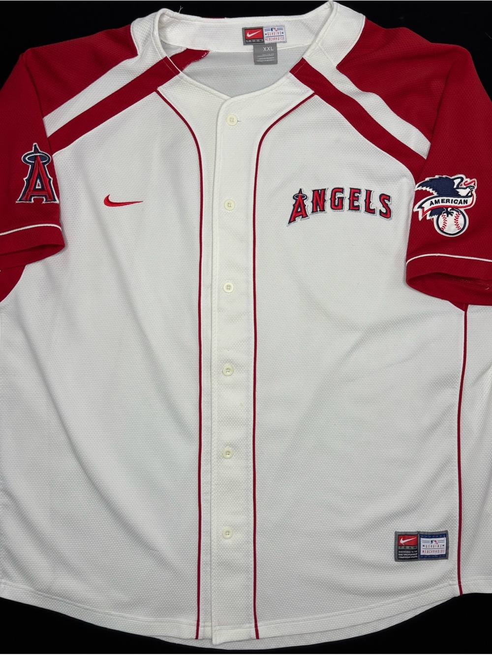 Los Angeles Angels Nike Team Genuine Merchandise Jersey Size XXL